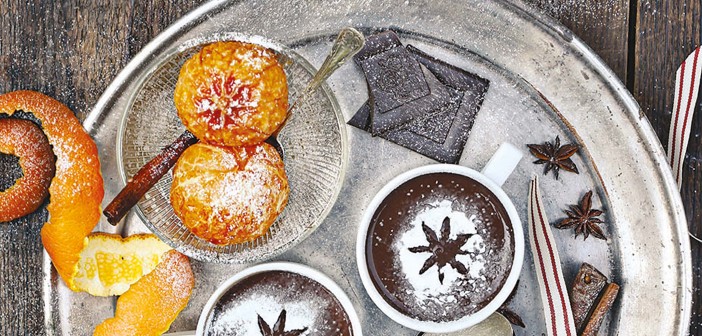 December 2015 - Cookery - Issue 246 - Chocolate Pots with Baked Clementines’