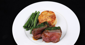 January 2016 - Cookery - Issue 247 - Roast Rump of Lamb a la Dijonnaise with Potatoes Dauphinoise