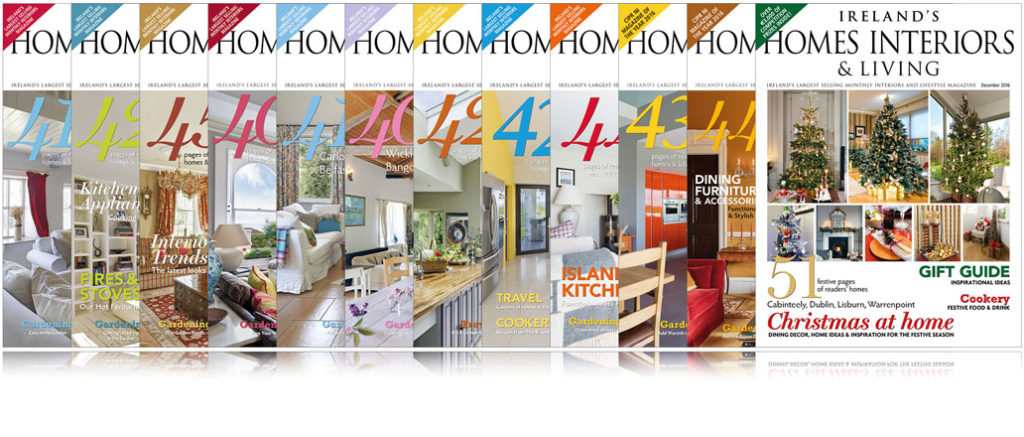 Ireland's Homes Interiors & Living Magazine 2016 Covers