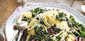 July 2016 - Cookery - Angel Hair with Lemon, Kale & Pecans - Issue 253