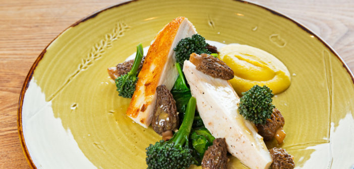 August 2016 - Cookery - Chicken Breast with Sweetcorn Purée and Mushroom Maderia Sauce - Issue 254