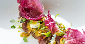 August 2016 - Cookery - Cured Beef Fillet with Mustard Dressing, Toasted Hazelnuts and Radicchio - Issue 254