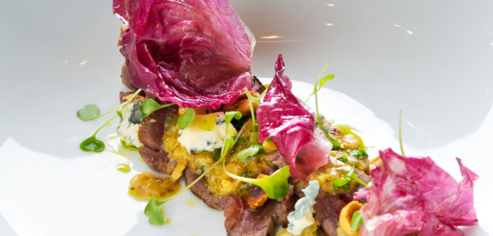 August 2016 - Cookery - Cured Beef Fillet with Mustard Dressing, Toasted Hazelnuts and Radicchio - Issue 254