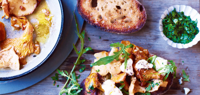 October 2016 - Cookery - Wild Mushroom and Irish Ricotta Bruschetta - Issue 256