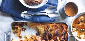 October 2016 - Cookery - Salted Caramel Whiskey Bread and Butter Pudding with Raisins - Issue 256