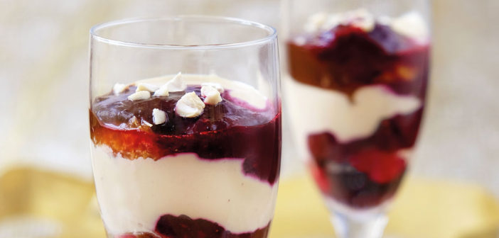 December 2016 - Cookery - Fruity Trifle with Cashew Cream