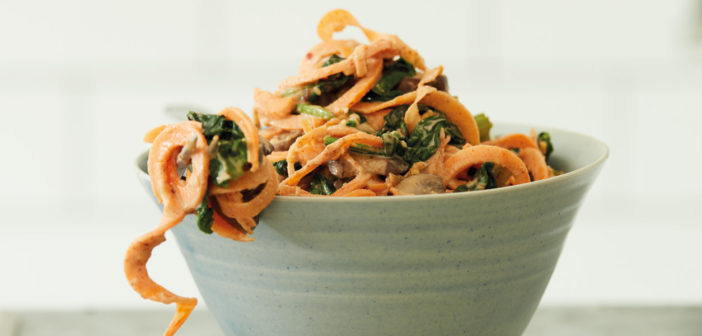 Cookery - Sweet Potato Noodles With a Creamy Peanut Satay Sauce - Issue 261