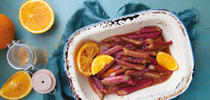 September 2017 - Cookery - Rhubarb, Orange and Ginger Compote