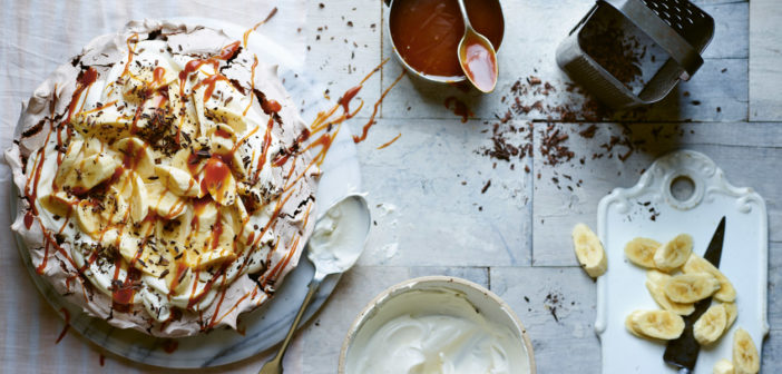 Cookery - Chocolate Pavlova with Salted Caramel Sauce - Issue 271