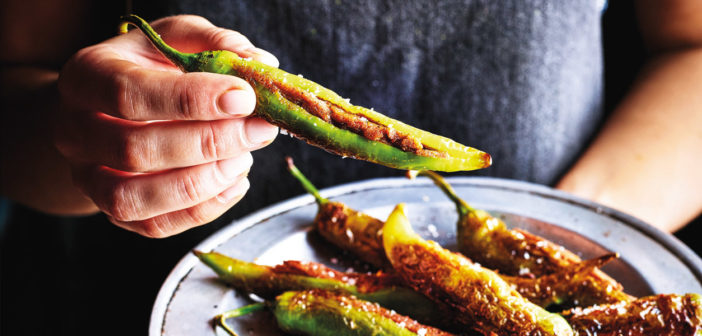 May 2019 - Cookery - Spicy Stuffed Green Chillies - Issue 287