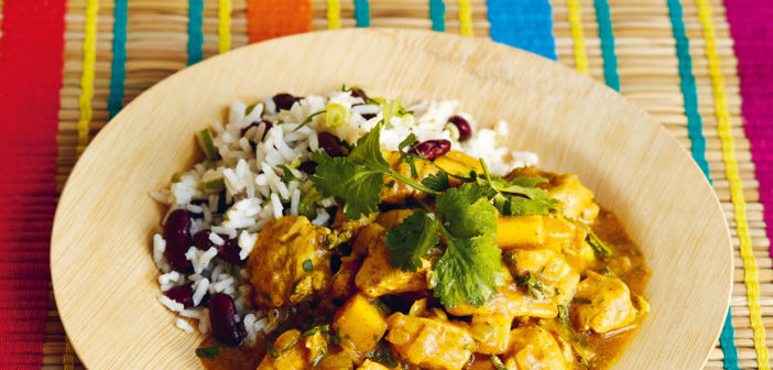 August 2019 - Cookery - Caribbean Chicken Curry with Rice and Peas - Issue 290