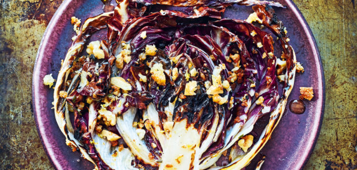 November 2019 - Cookery - Grilled Chicory with Pangrattato - Issue 293