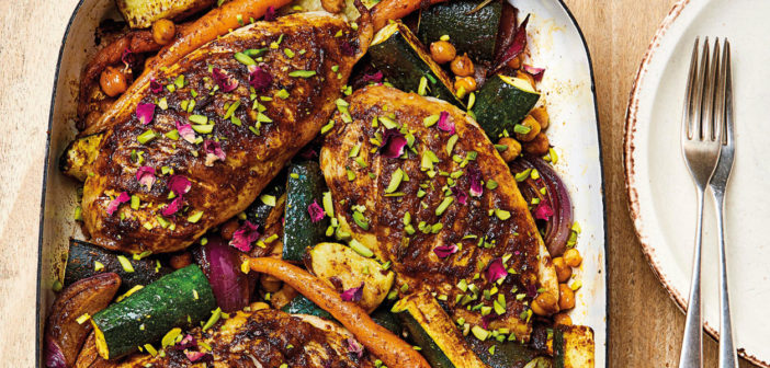 October 2020 - Cookery - Moroccan Chicken Traybake - Issue 302