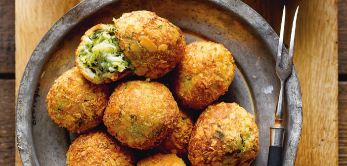 Zucchini Fritters with Tzatziki