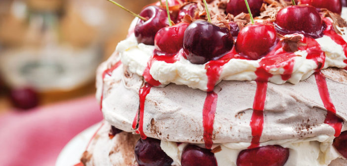 December 2020 - Cookery - Christmas Black Forest Pavlova - Issue 304