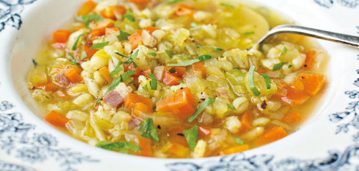 January 2021 - Cookery - Vegetable Soup with Barley - Issue 305