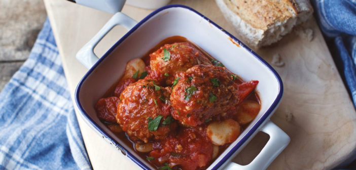 January 2021 - Cookery - Spanish Meatball and Butter Bean Stew - Issue 305