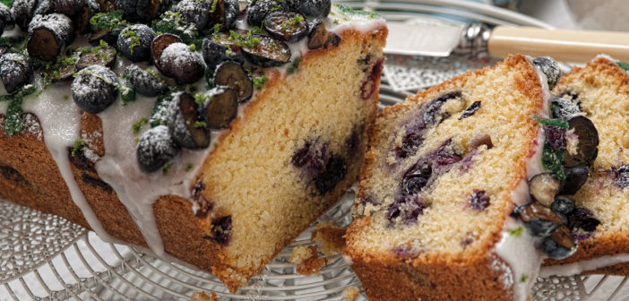 Blueberry Madeira Cake with Lime