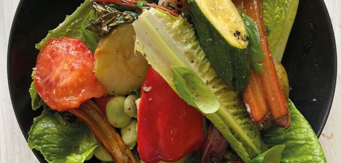 Grilled Mediterranean Vegetable Salad