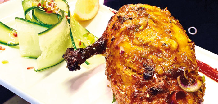 Tandoori Chicken Breast with Shaved Cucumber & Sesame Salad