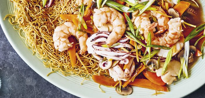 Crispy Seafood Noodles