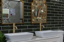 Bathshack sink and mirror