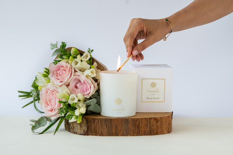 Candalia Spring Bouquet Candle