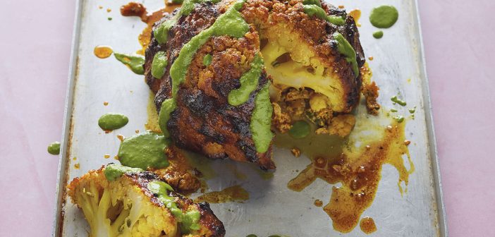 Spiced Whole Roasted Cauliflower (Gobhi Musallam)