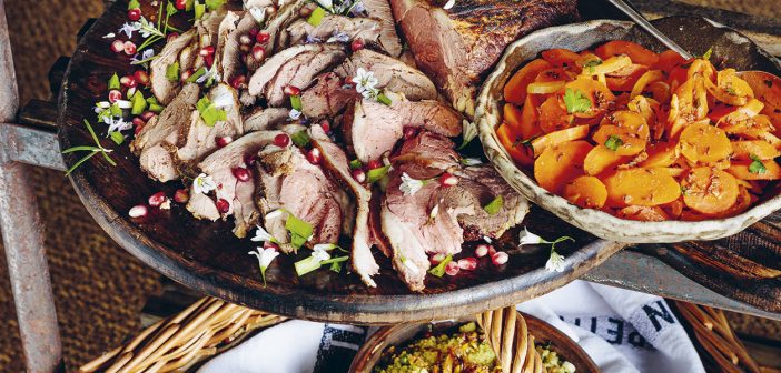 Fragrant Butterflied Lamb