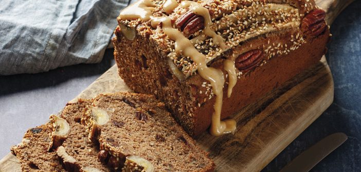 Vegan Tahini & Date Banana Bread